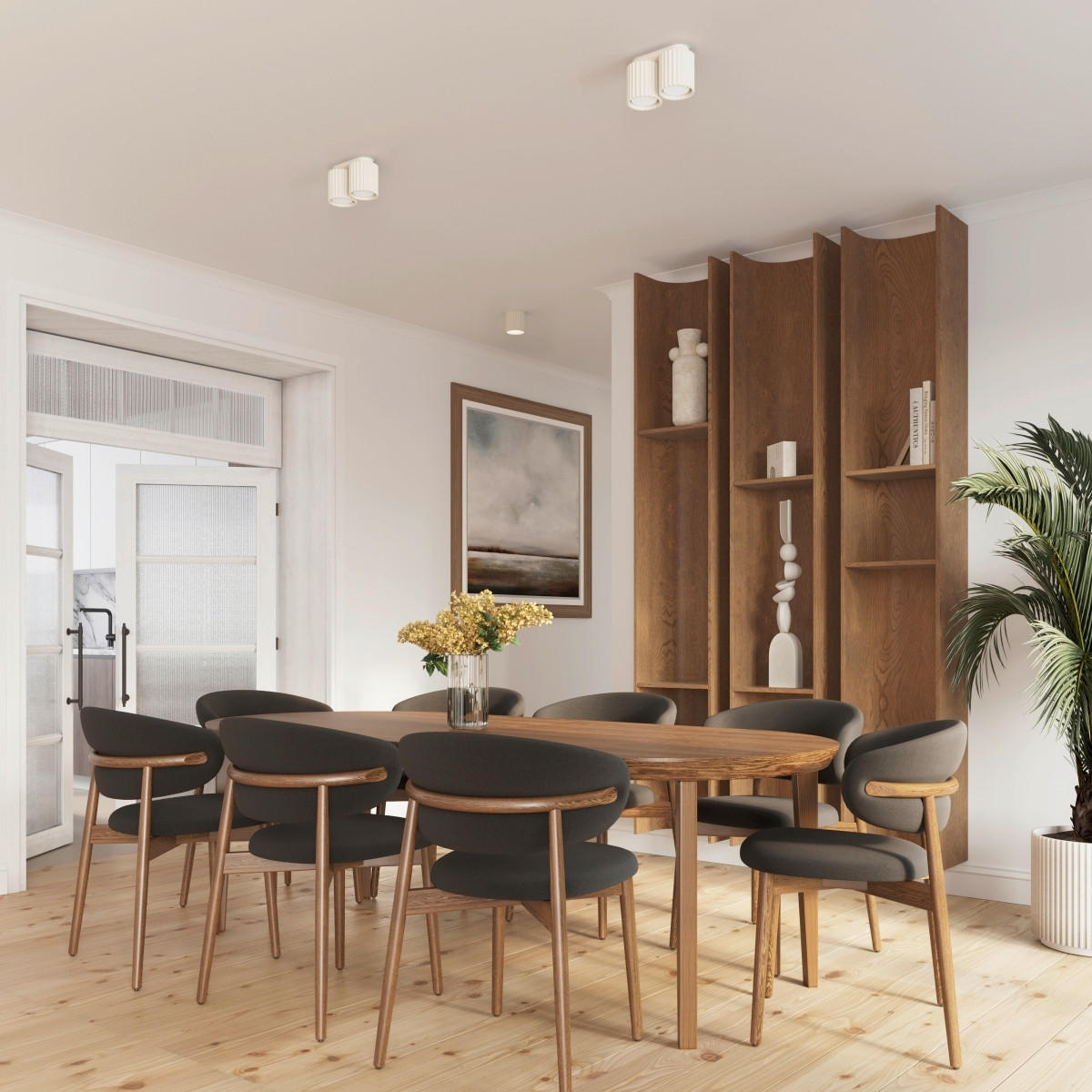 DECKENLEUCHTE Aura 21/10/12 cm  - Perlmutt, Design, Metall (21/10/12cm)