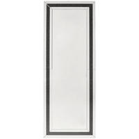 OGLINDĂ DE PERETE 160/60/2,3 cm    - argintiu/negru, Lifestyle, sticlă/material pe bază de lemn (160/60/2,3cm) - Xora