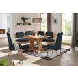 ECKBANK 160/200 cm  in Anthrazit, Buchefarben  - Anthrazit/Buchefarben, Natur, Holz/Textil (160/200cm) - Cantus