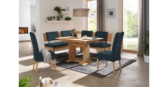 ECKBANK 160/200 cm  in Anthrazit, Buchefarben  - Anthrazit/Buchefarben, Natur, Holz/Textil (160/200cm) - Cantus