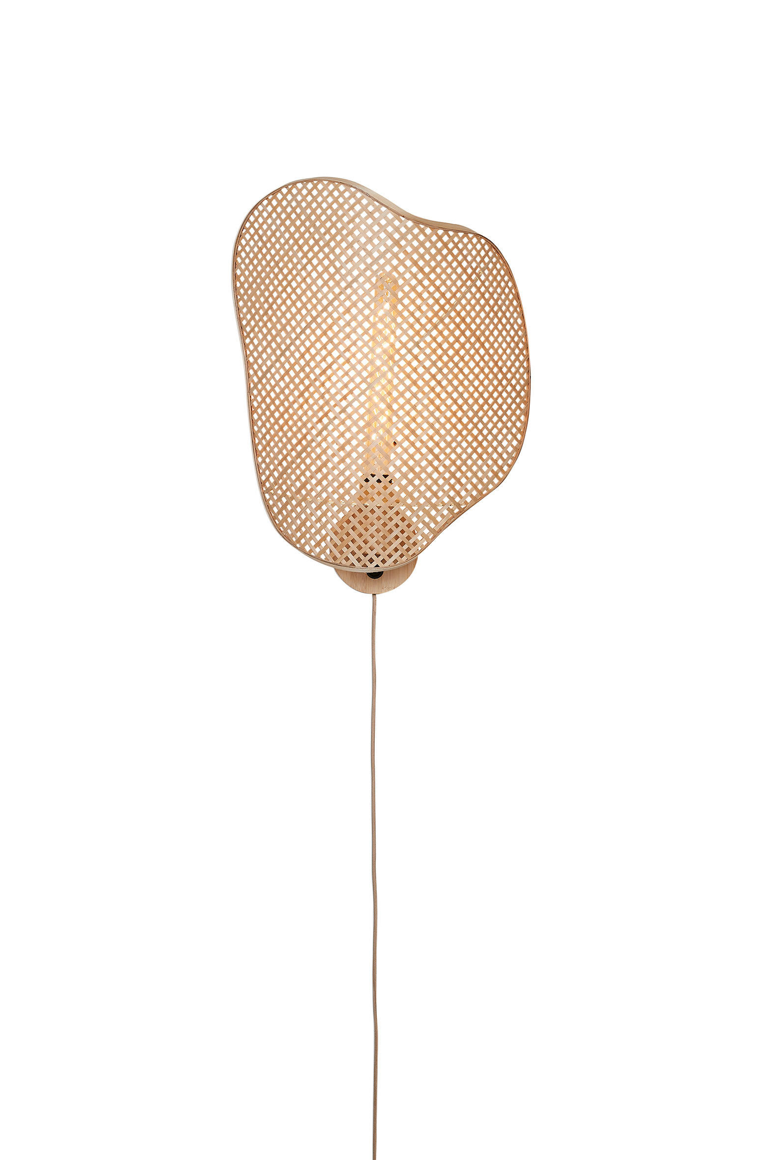 VÄGGLAMPA 40/10/50 cm   - naturfärgad, Basics, naturmaterial (40/10/50cm) - Good & Mojo