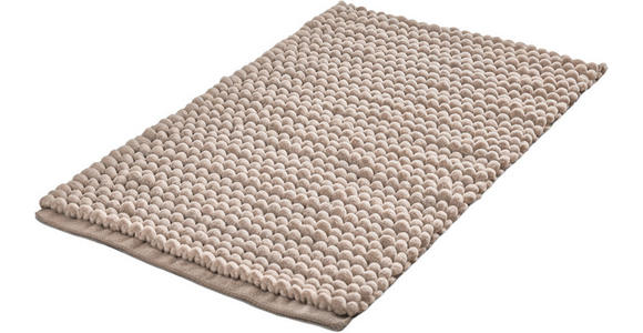 BADEMATTE Taupe 60/100 cm  - Taupe, Basics, Kunststoff/Textil (60/100cm) - Esposa