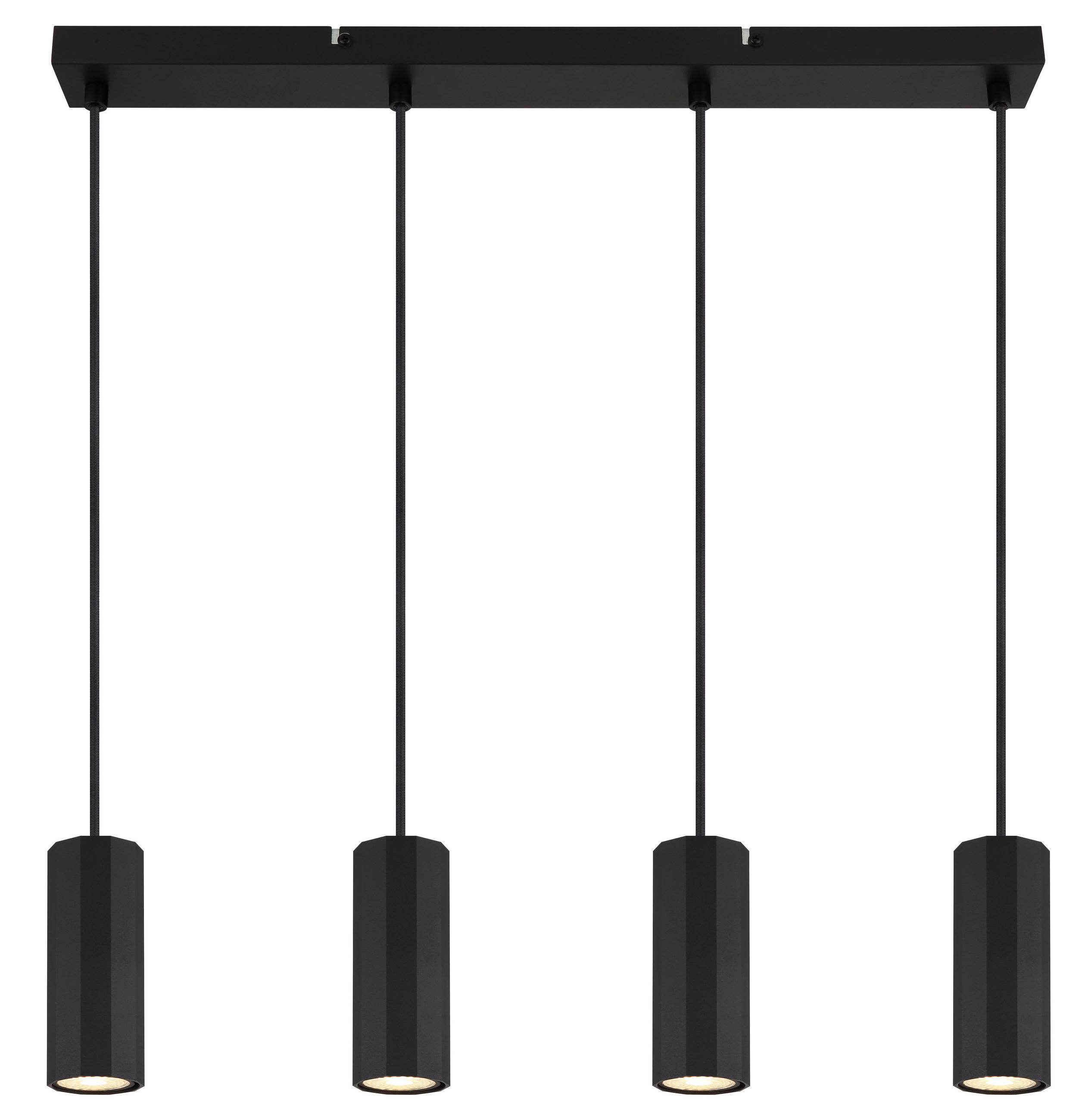 VISEČA SVETILKA  JAMES   61/6/120 cm         GU10 - črna, Design, kovina (61/6/120cm) - Globo