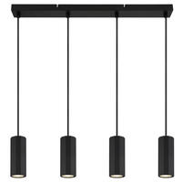 HÄNGELEUCHTE 61/6/120 cm    - Schwarz, Design, Metall (61/6/120cm) - Globo