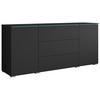 SIDEBOARD 150/67,9/39,5 cm Graphitfarben  - Schwarz/Graphitfarben, Basics, Holzwerkstoff/Kunststoff (150/67,9/39,5cm) - P & B