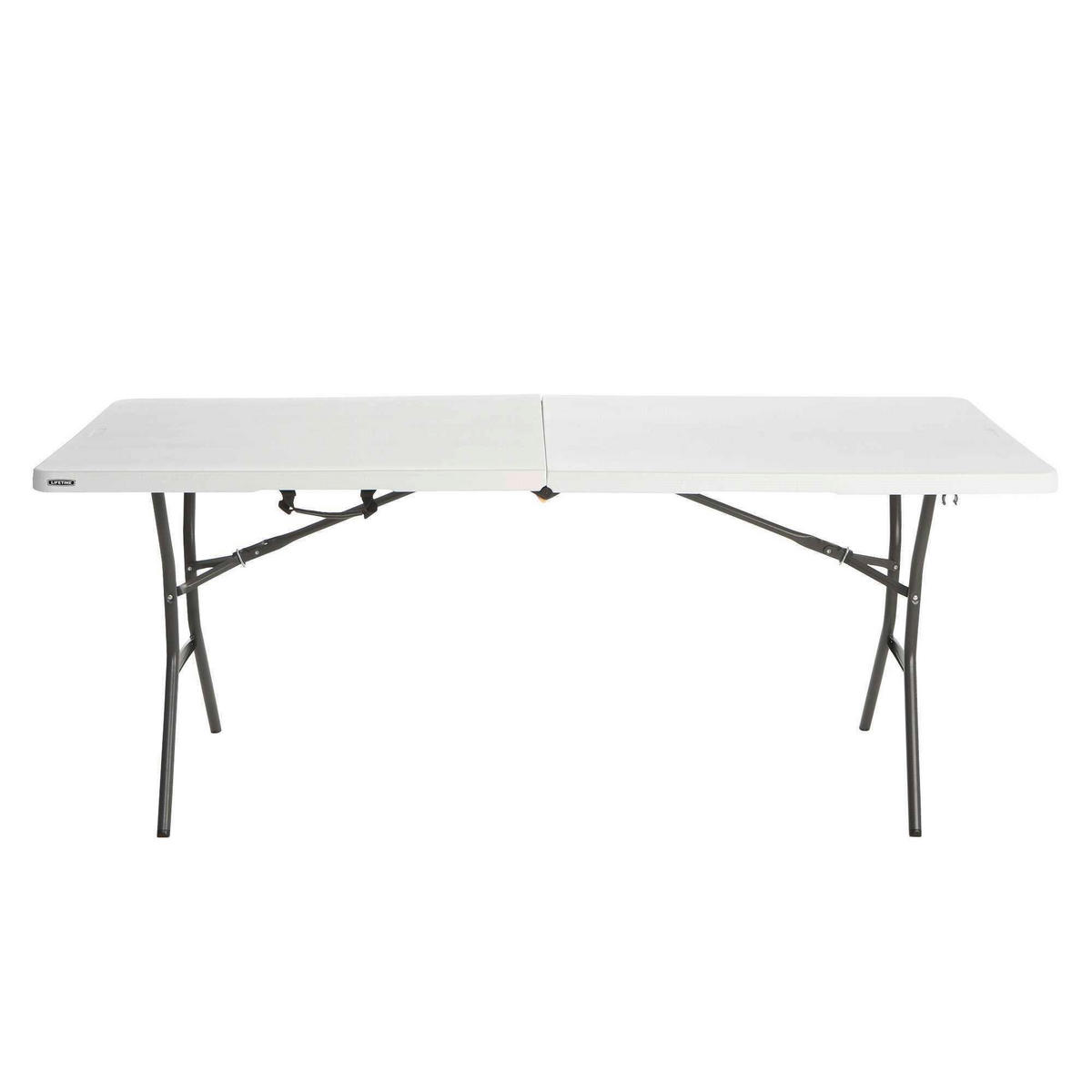GARTENKLAPPTISCH 183/76/74 cm  - Weiß, KONVENTIONELL, Kunststoff (183/76/74cm)