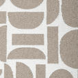 ARMLEHNSTUHL  in Eisen Jacquard  - Taupe/Schwarz, Design, Textil/Metall (59/89,5/63cm) - Novel