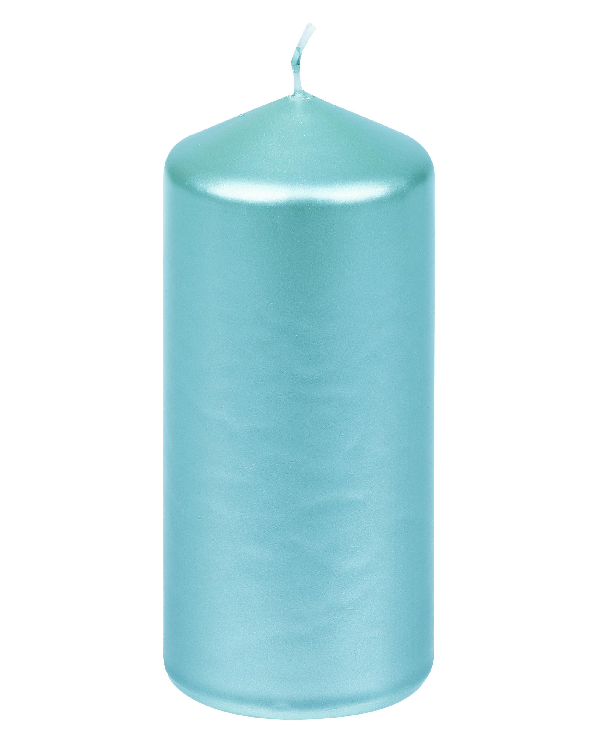 STUMPENKERZE  - Türkis, LIFESTYLE, Paraffin (5,7/13,0cm) - Steinhart