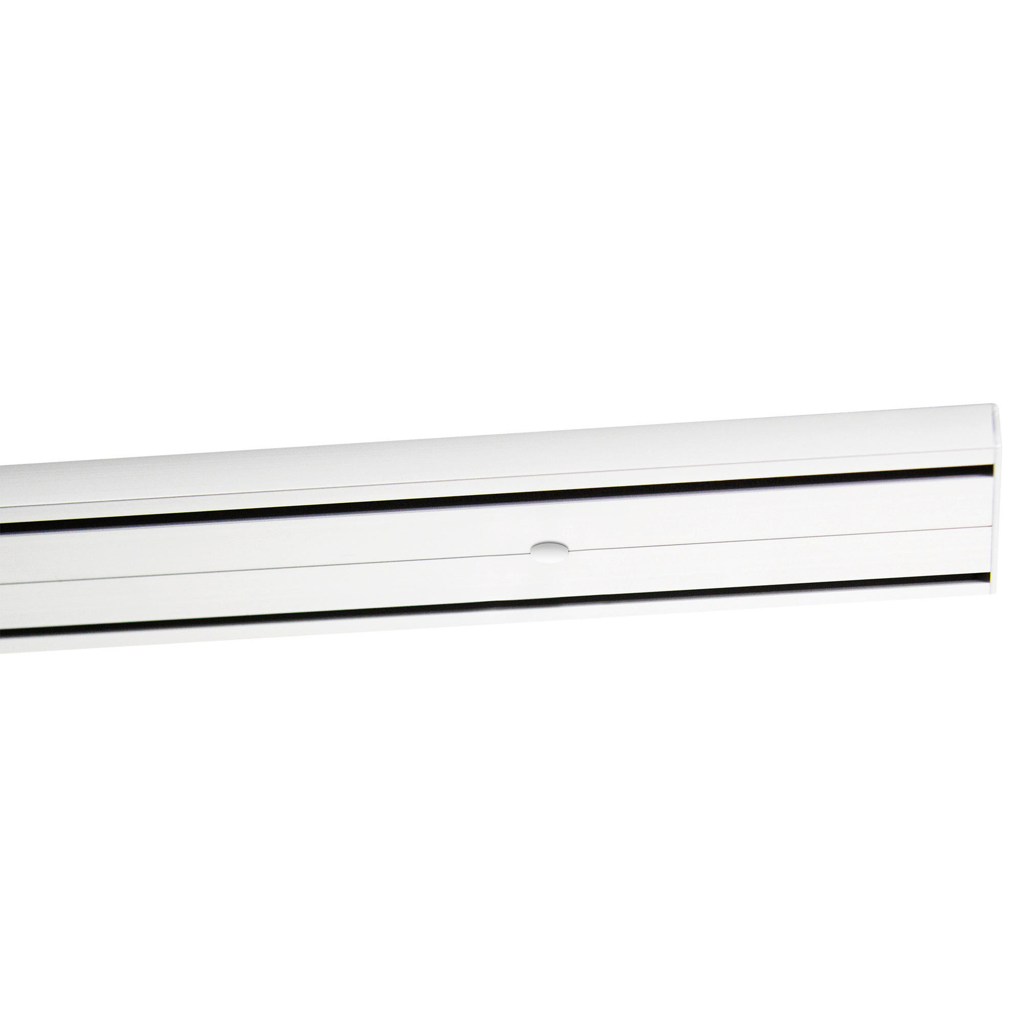 VORHANGSCHIENE  460 cm  - Weiß, Basics, Metall (460cm)