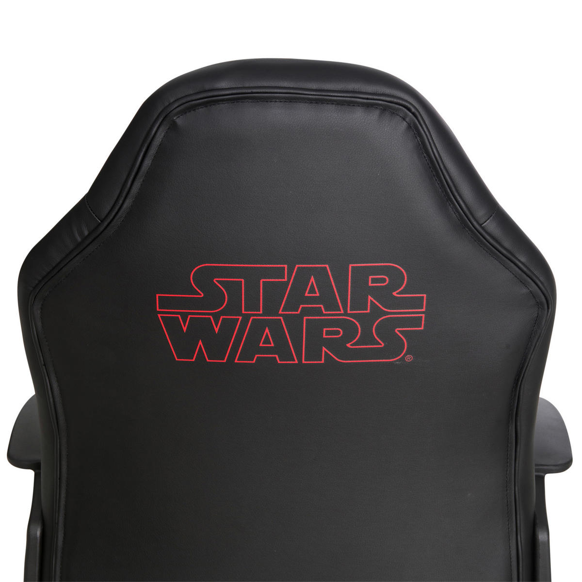 HERNÍ ŽIDLE, vzhled kůže, červená, černá - černá/červená, Design, textil/plast (60/98,5-108/63,6cm) - Star Wars