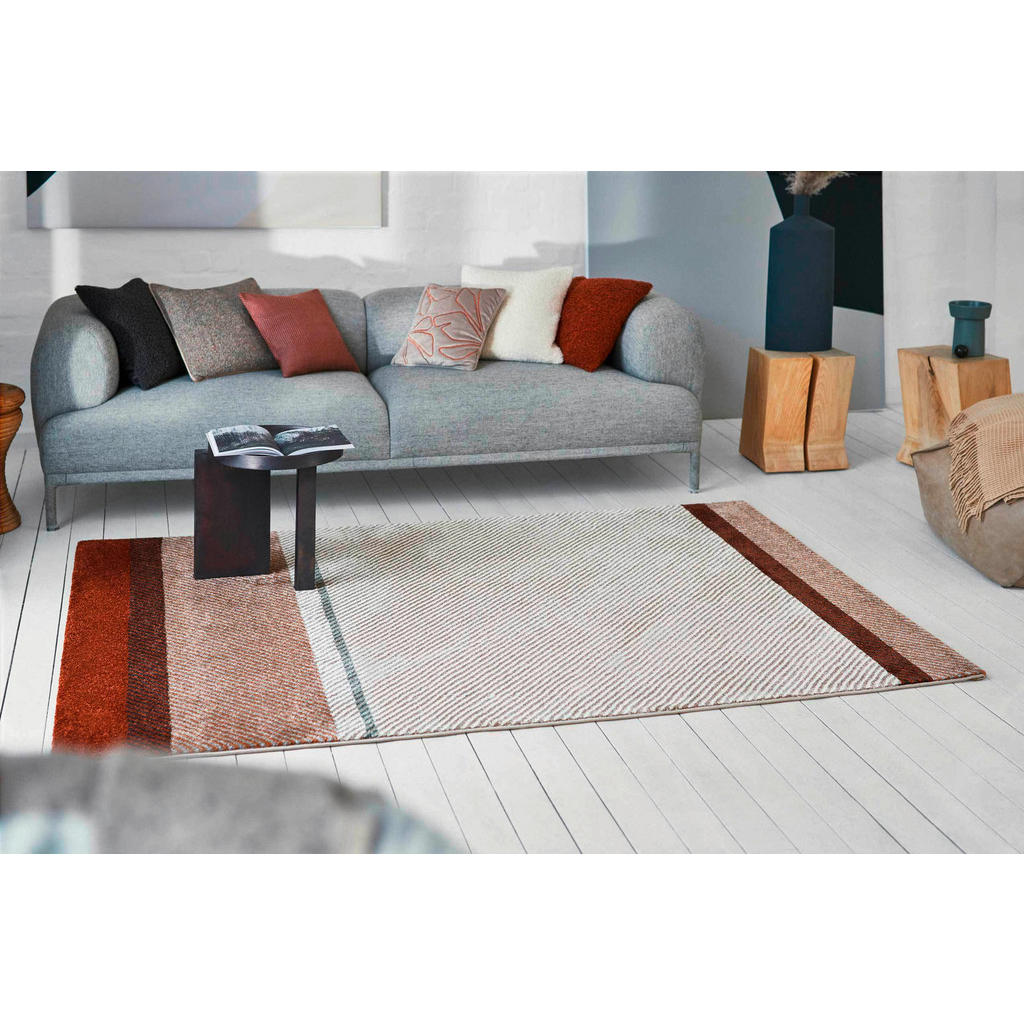 Thumbnail - Esprit Webteppich Eastwood, Rot, Textil, Streifen, rechteckig, 80x150 cm, Textiles Vertrauen - Oeko-Tex®, für Fußbodenhe...