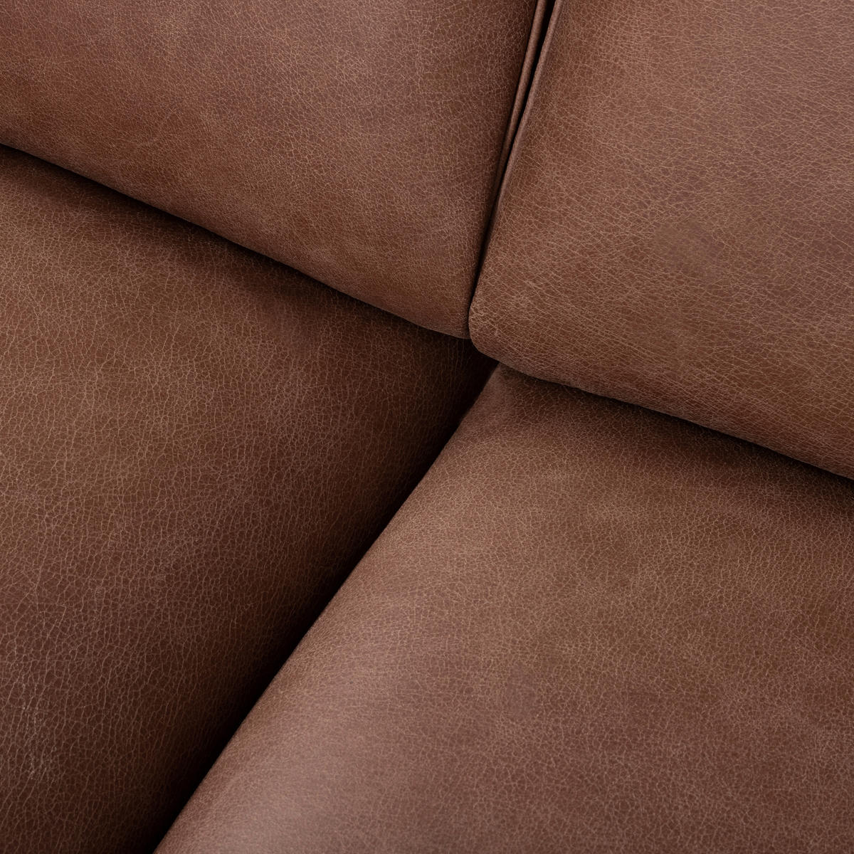 Canapea Cu 2 Locuri, piele, maro închis - maro închis/negru cromat, Design, metal/piele (157/85/92cm) - Livetastic