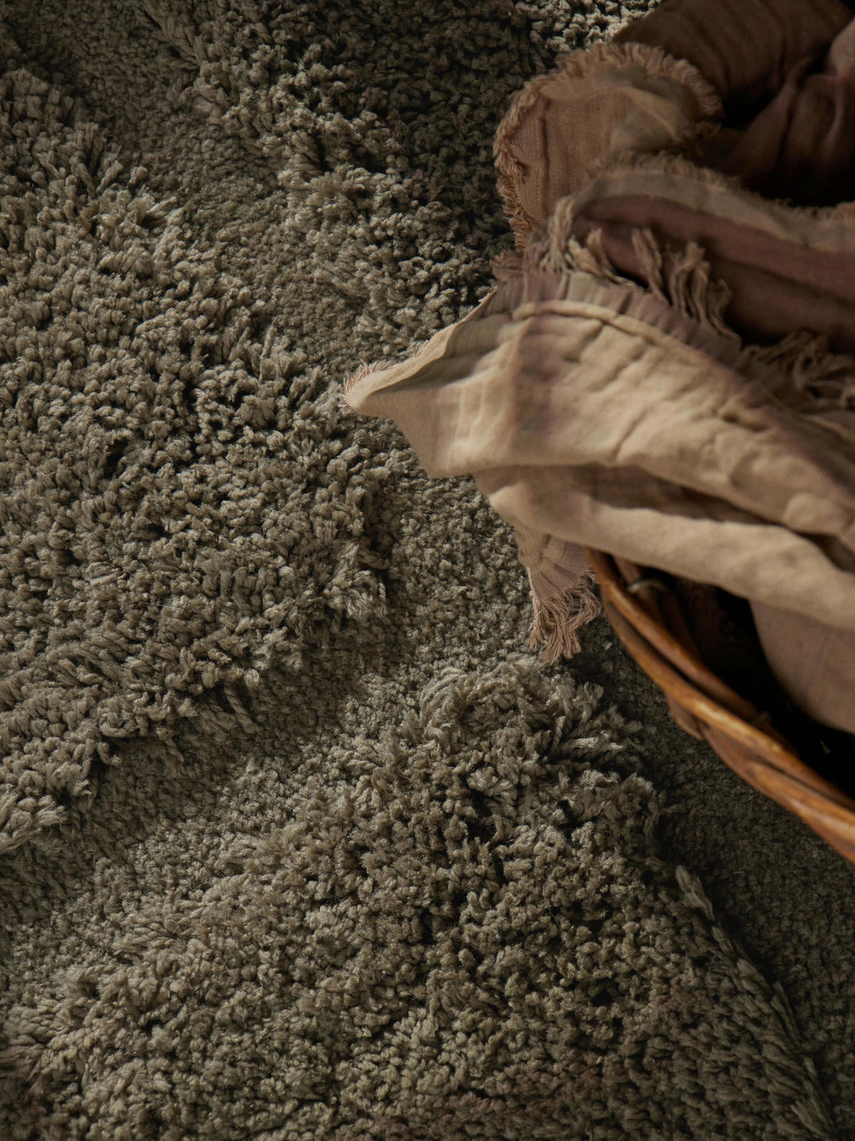 HOCHFLORTEPPICH 150 cm Lambeth Dunkelgrün rund  - Dunkelgrün, Basics, Textil (150cm) - Ted Baker