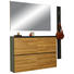 WANDSPIEGEL - Graphitfarben, Design, Glas/Holzwerkstoff (134/80/3cm) - Voleo WANDSPIEGEL - Graphitfarben, Design, Glas/Holzwerkstoff (134/80/3cm) - Voleo
