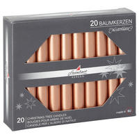 CHRISTBAUMKERZE  - Kupferfarben, Basics (1,3/9,5cm)