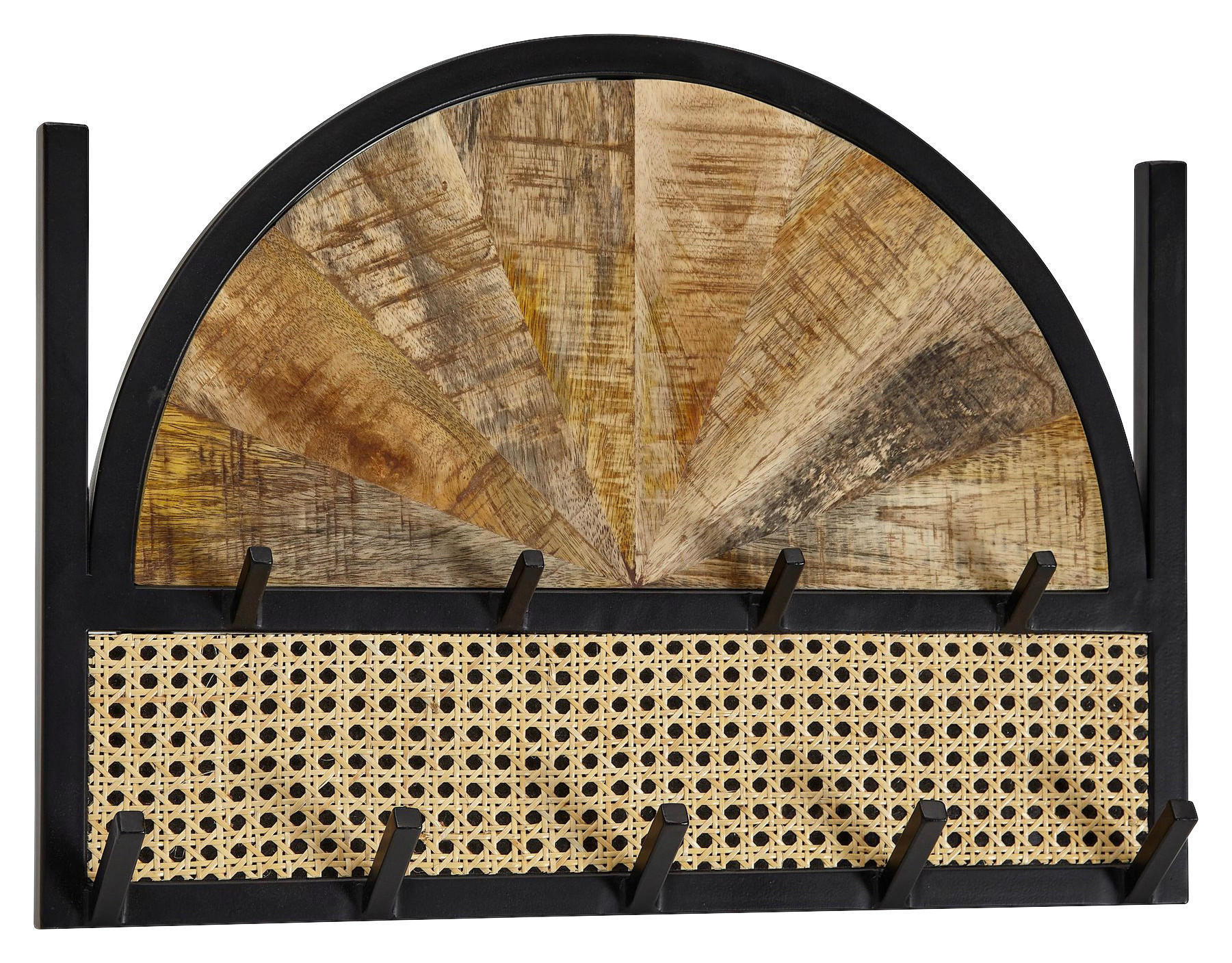 NÁSTENNÝ VEŠIAK, 53/40/7,5 cm - hnedá, Modern, drevo (53/40/7,5cm) - MID.YOU
