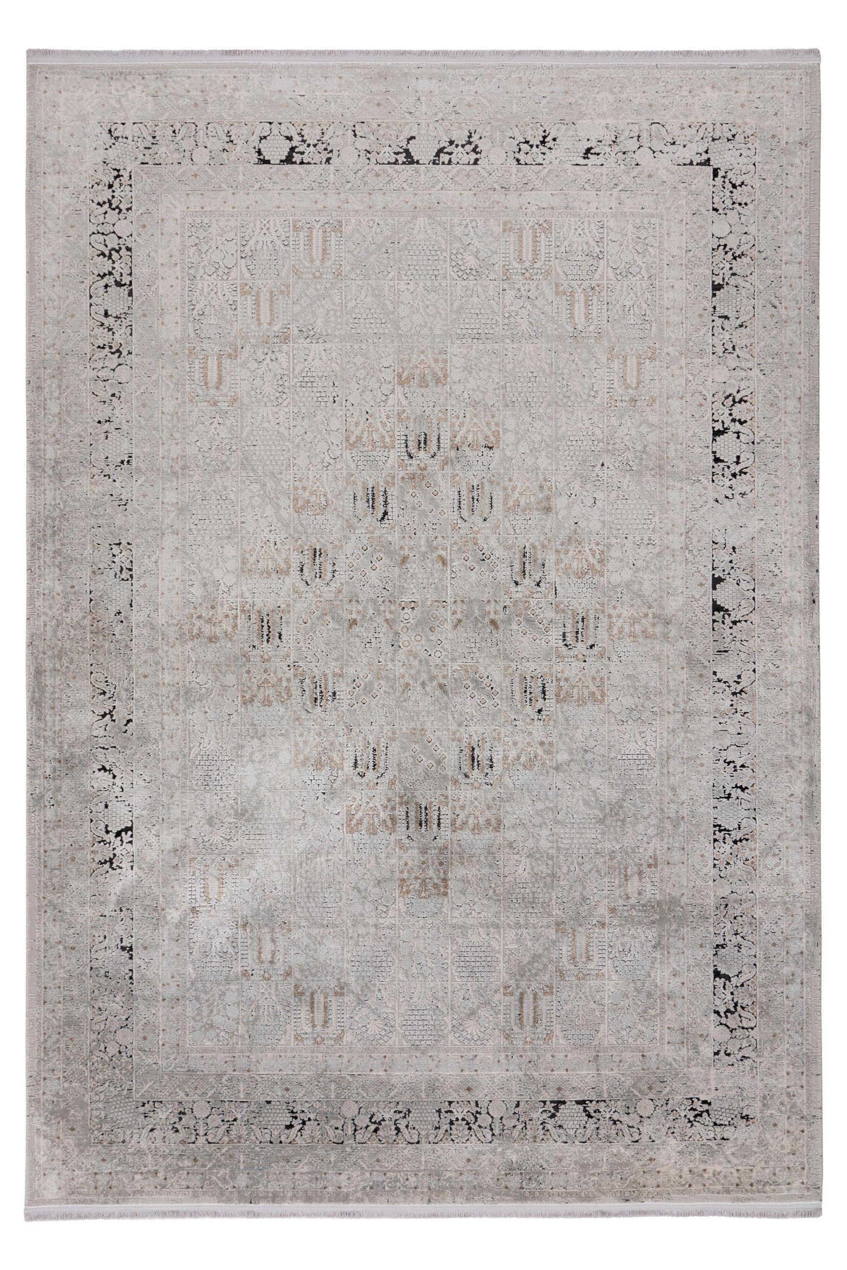 SZŐNYEG   - ezüstszínű, Konventionell, textil (120/170cm)