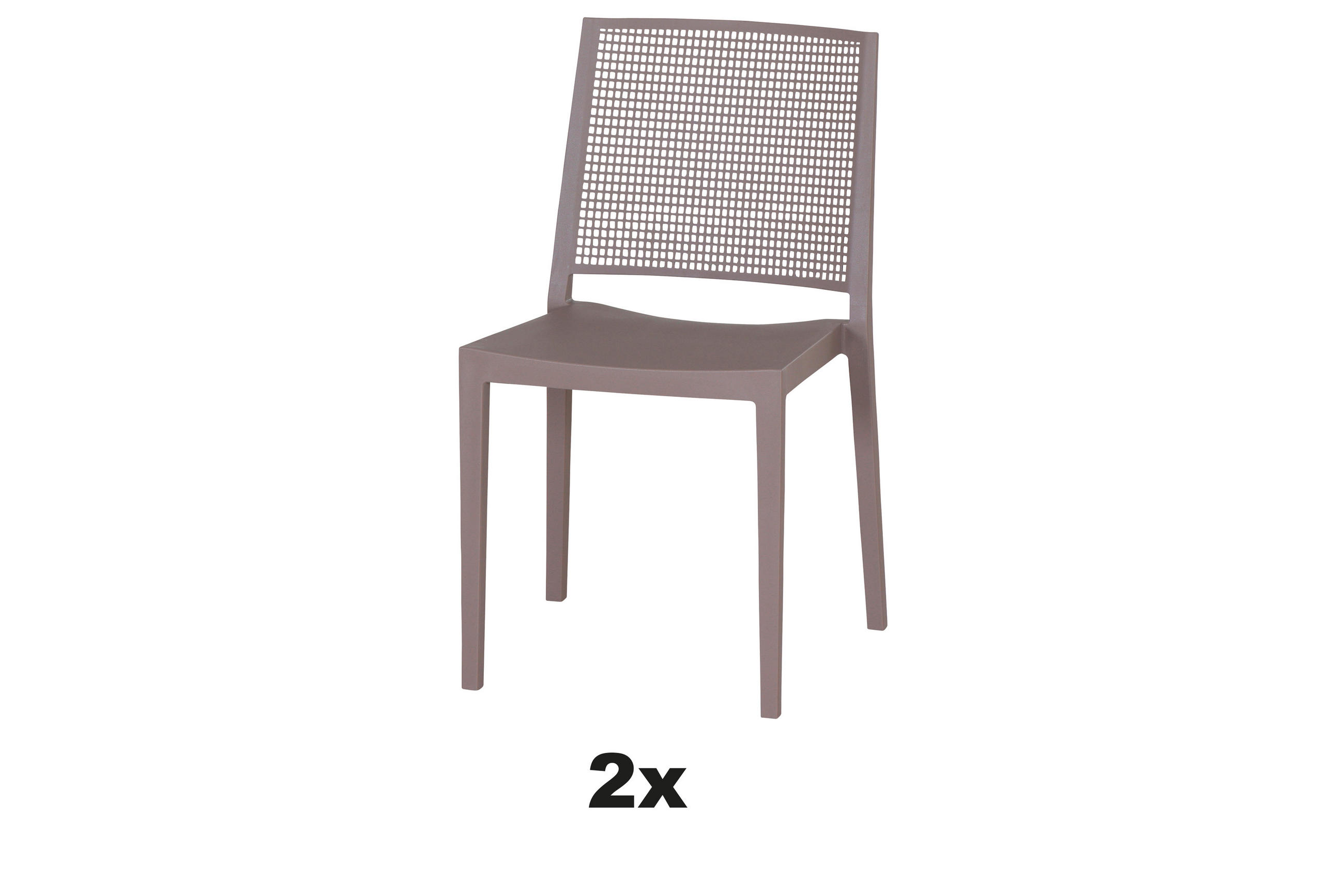 STAPELSTUHL Taupe  - Taupe, Basics, Kunststoff (46/80/56cm) - Siena Garden