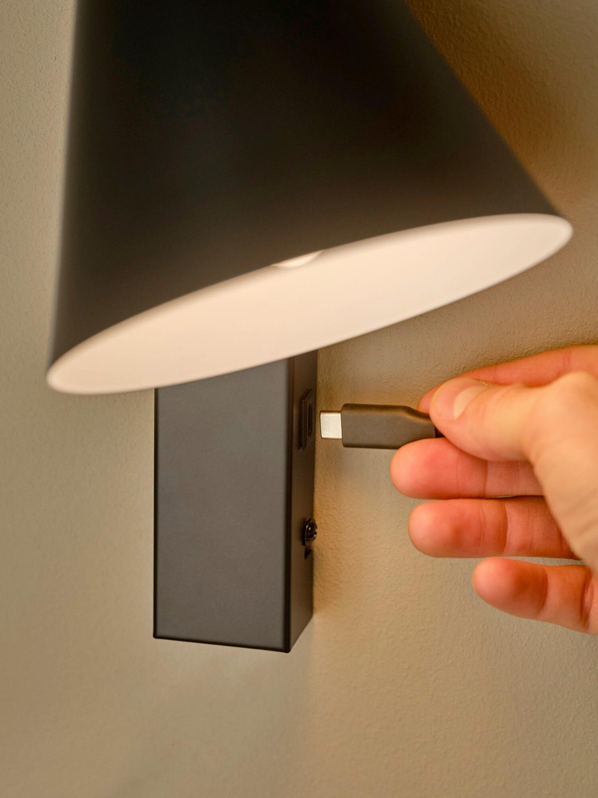 WANDLEUCHTE Wilmer 13,7/15,9/24,5 cm  - Schwarz, Design, Metall (13,7/15,9/24,5cm) - Nordlux