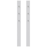 GARDEROBENPANEEL  in 26/165/1,6 cm  - Weiß, KONVENTIONELL, Holzwerkstoff (26/165/1,6cm) - Xora