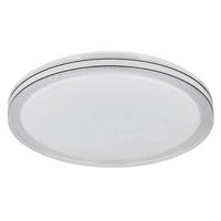 LED-TAKLAMPA VELENO 49/7 cm  - klar/vit, Klassisk, metall/plast (49/7cm) - Globo