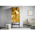 HIGHBOARD  in 75/180/40 cm  - Hellbraun/Messingfarben, Trend, Holzwerkstoff/Metall (75/180/40cm) - Ambia Home