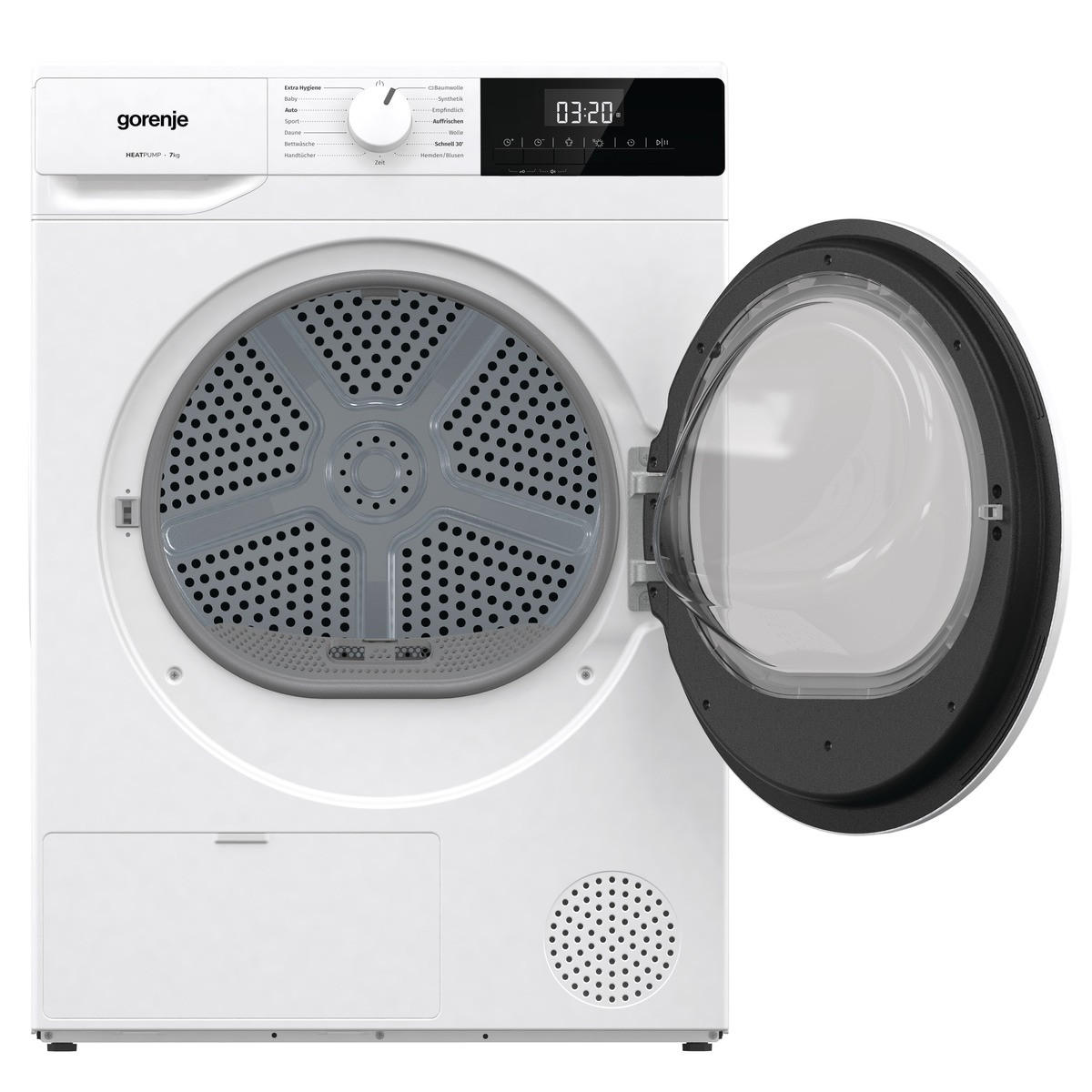 WÄRMEPUMPENTROCKNER DHNE72  - Weiß, MODERN, Glas/Kunststoff (59,5/84,5/58,0cm) - Gorenje