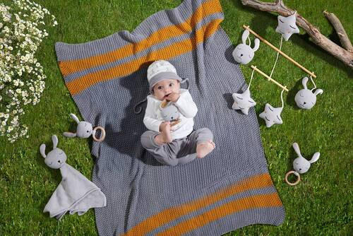 KUSCHELTIER  - Grau, Basics, Textil (12/35cm) - Avelia