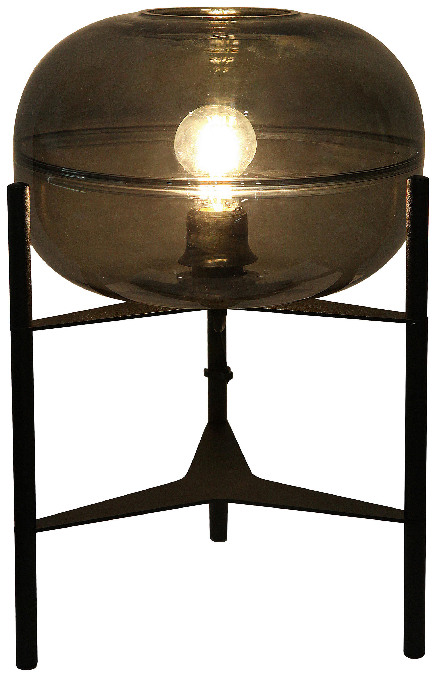 BORDSLAMPA Boom 30/45 cm   - ljusgrå/svart, Trend, metall/glas (30/45cm) - Dieter Knoll
