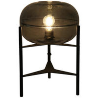 BORDSLAMPA Boom 30/45 cm   - ljusgrå/svart, Trend, metall/glas (30/45cm) - Dieter Knoll