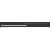 LED SVJETILJKA ZIDNA Banny  - antracit, Design, metal/plastika (50,5/7/5cm)