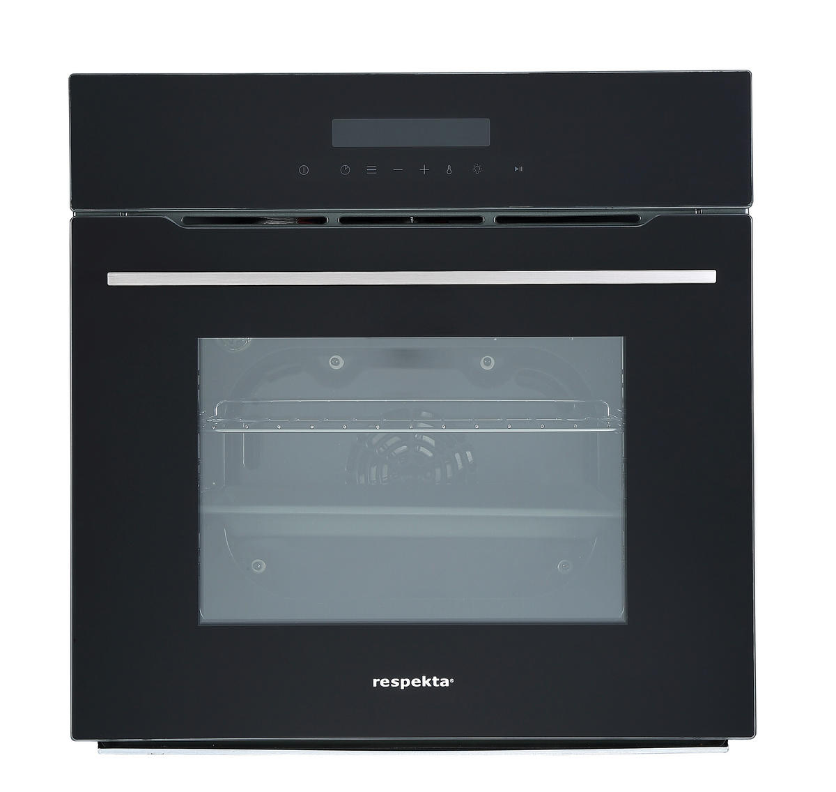BACKOFENSET PyroSet94295i  - Schwarz, Trend, Glas/Kunststoff (59,5/59/57,5cm) - Respekta