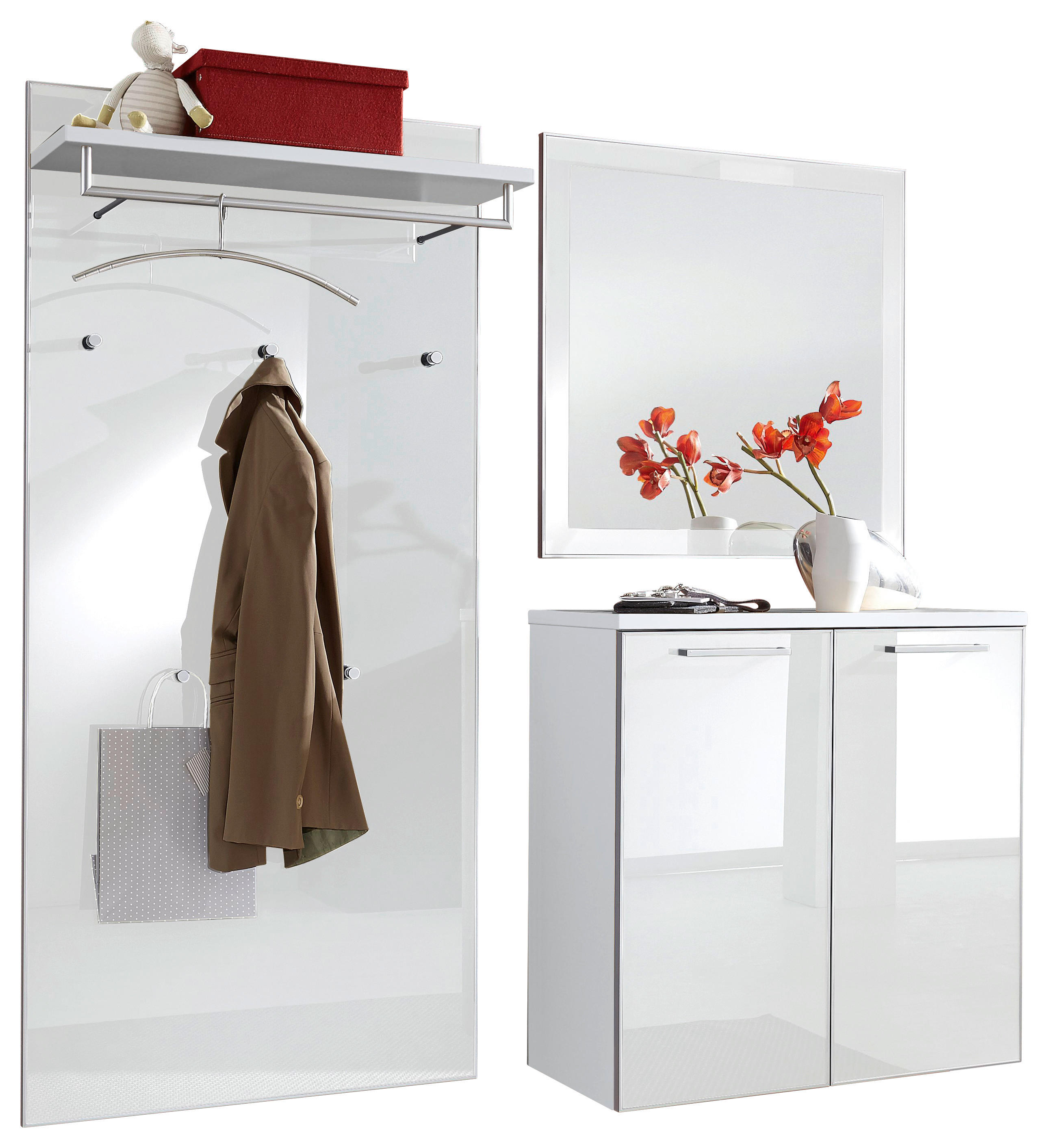 Garderobe 3-teilig in Weiß online jetzt kaufen