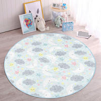KINDERTEPPICH 150/150 cm Multicolor rund  - Multicolor, Basics, Textil (150/150cm)