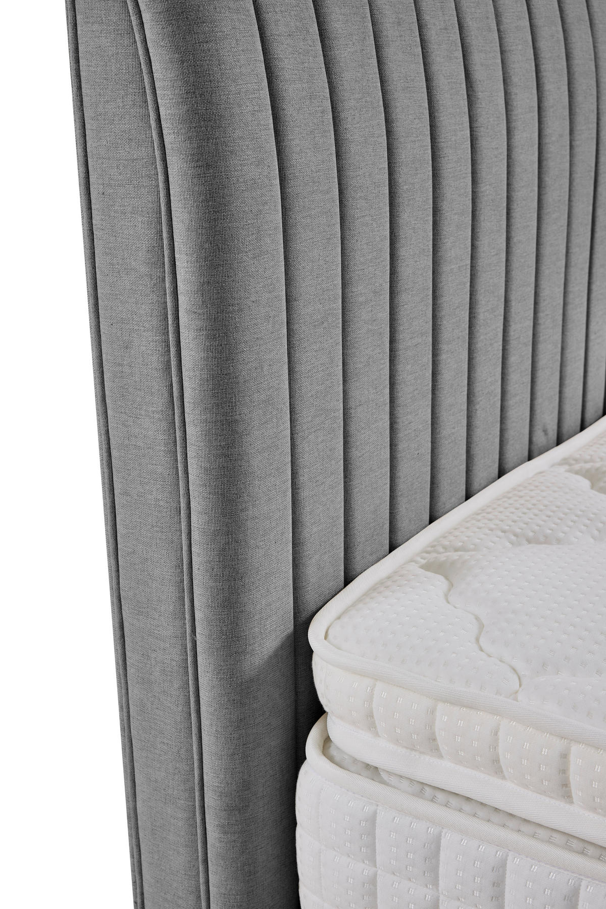 POSTEL BOXSPRING, 180/200 cm, šedá - šedá/černá, Moderní, kov/kompozitní dřevo (180/200cm) - MID.YOU