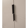 TV-ELEMENT Schwarz, Kaschmir  220/70/38 cm  - Kaschmir/Schwarz, MODERN, Holzwerkstoff/Metall (220/70/38cm) - Carryhome