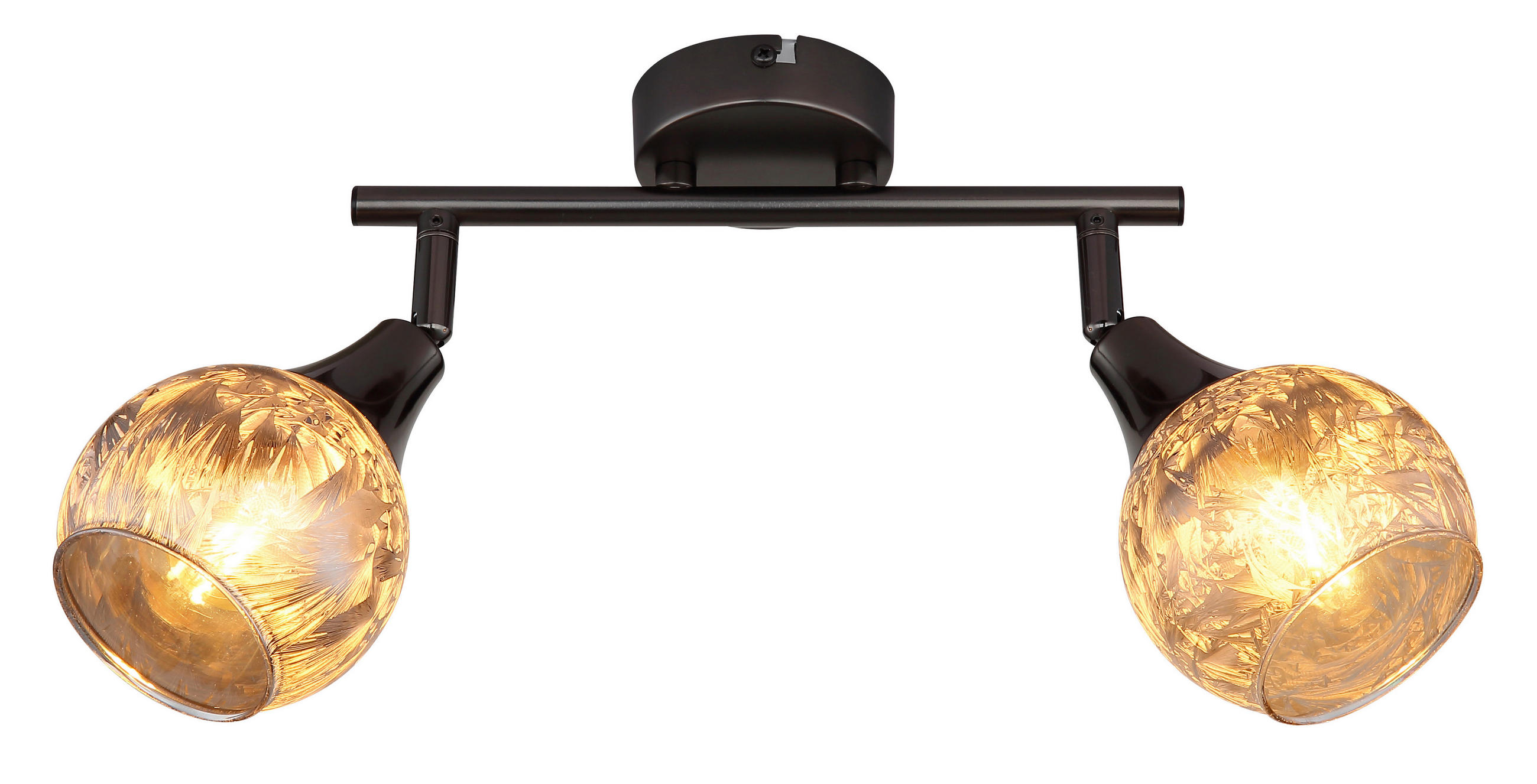 STRAHLER 25/9,8/19 cm   - Schwarzchrom/Grau, Basics, Glas/Metall (25/9,8/19cm) - Globo