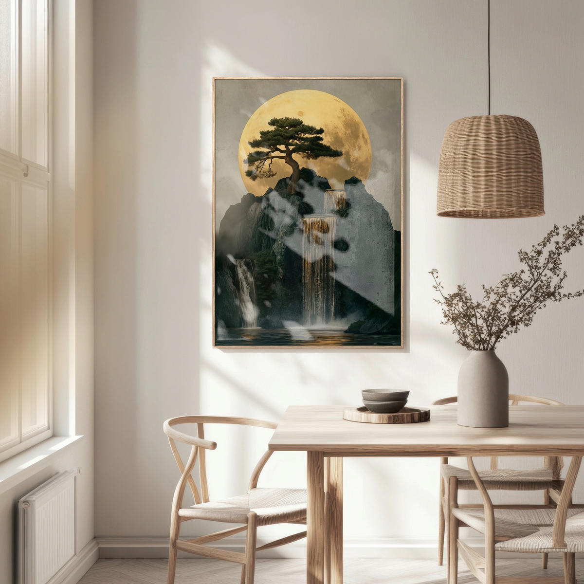 LEINWANDBILD Landschaft & Natur, orientalisch 70/100 cm  - Multicolor, Basics, Holz/Textil (70/100cm)