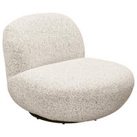 SESSEL in Webstoff Beige  - Beige/Schwarz, MODERN, Textil/Metall (85/70/99cm) - MID.YOU