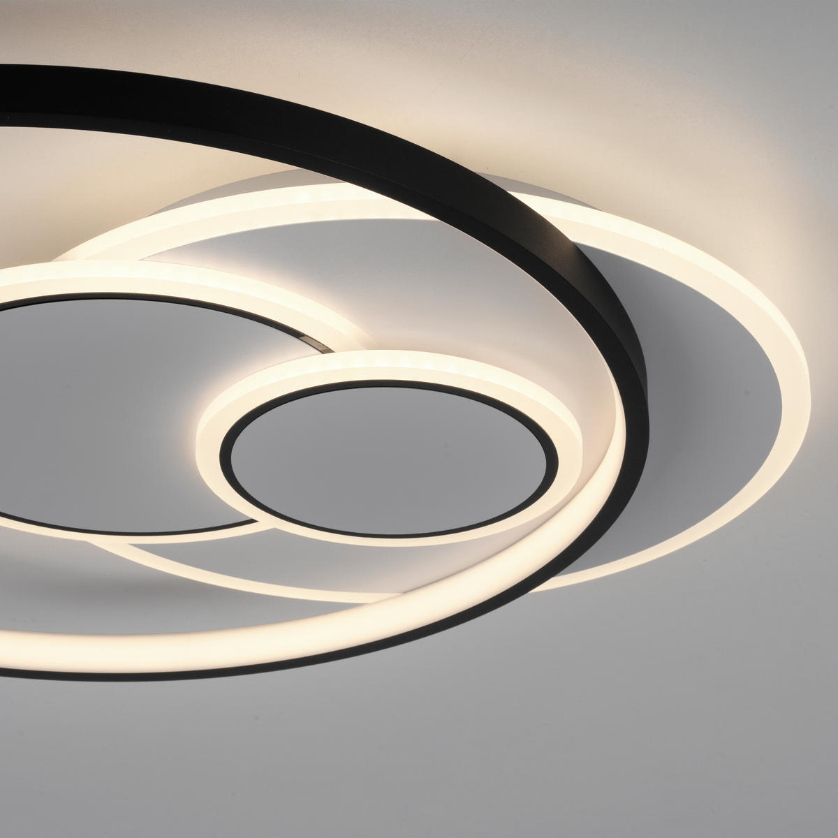 STROPNÍ LED SVÍTIDLO, 55/48/6 cm - Design, kov/plast (55/48/6cm)