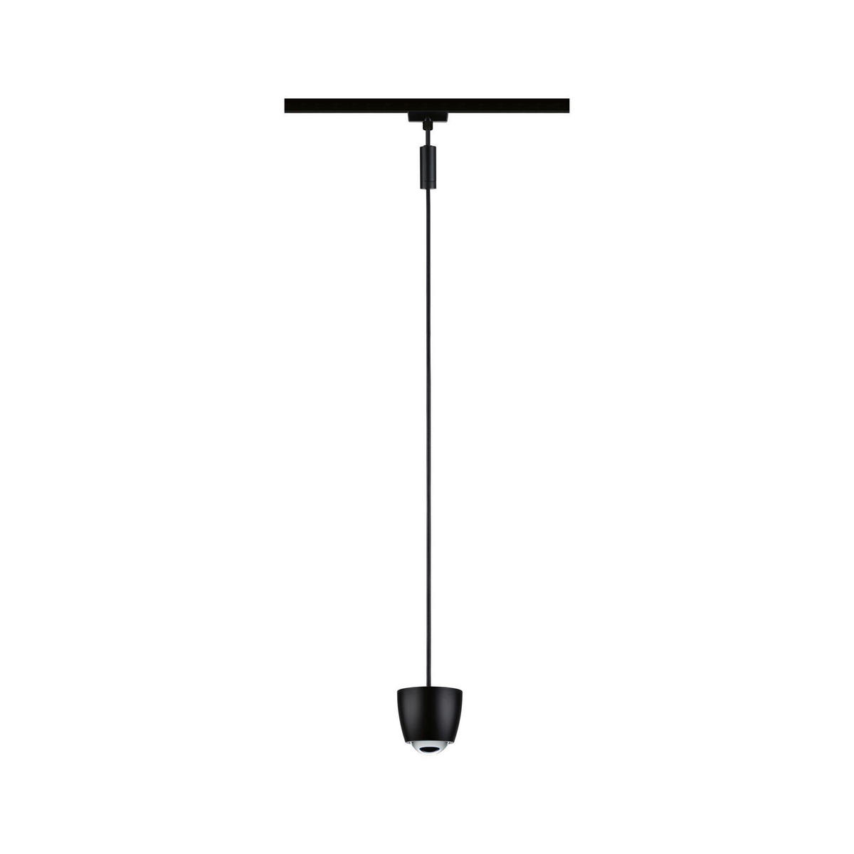 SCHIENENSYSTEM-HÄNGELEUCHTE URail Tyros 10,0/130 cm   - Schwarz, Basics, Kunststoff (10,0/130cm) - Paulmann