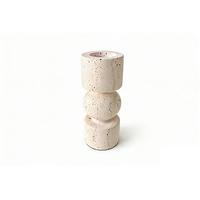 STOJAN NA SVÍČKY  kámen - bílá, Trend, kámen (8/20cm) - Ambia Home