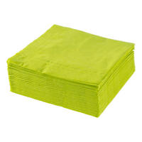 SERVÍTKA 50 KS - limetková, Basics, papier (40/40cm) - Xxxlpack