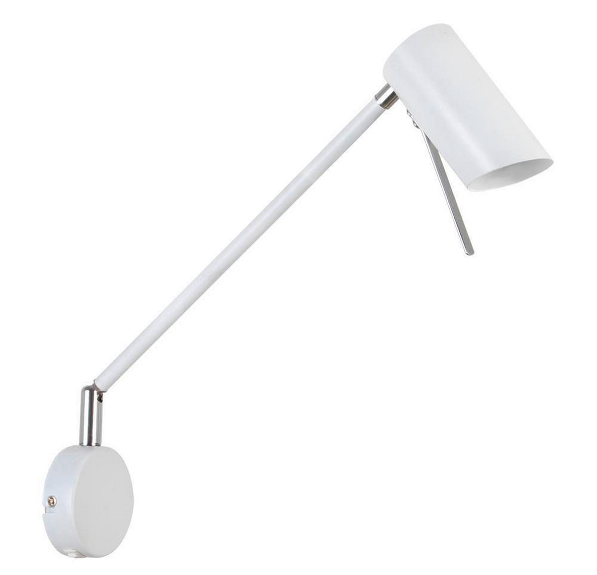 WANDLEUCHTE 40/8/32.5 cm   - Weiß, Design, Metall (40/8/32.5cm)