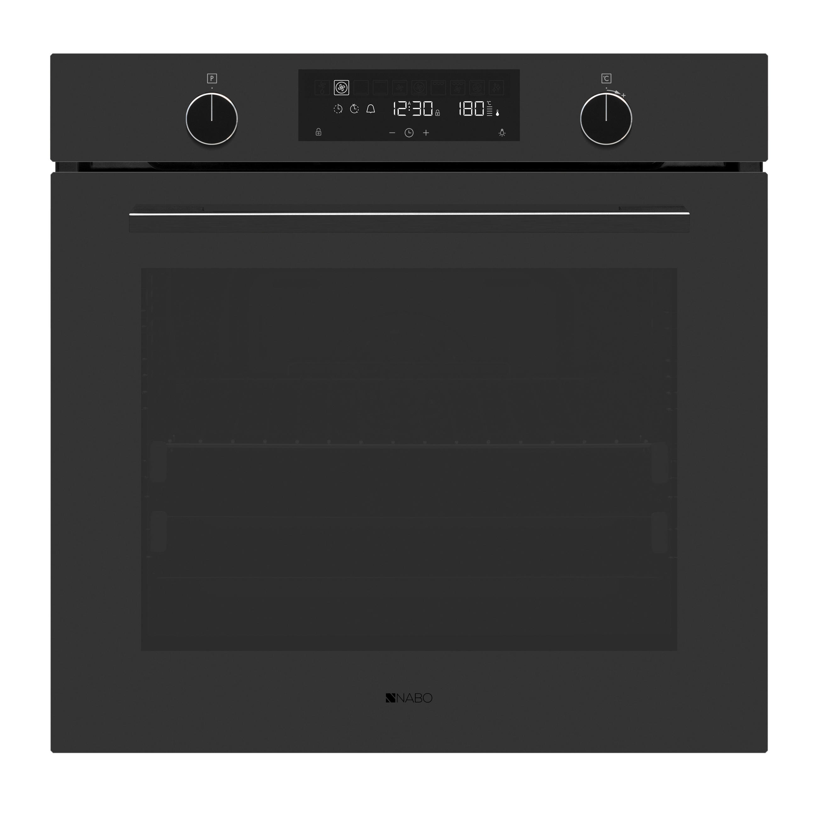 EINBAUHERD EBO 7575  - Schwarz, Basics, Metall (59,5/59,5/55cm) - Nabo