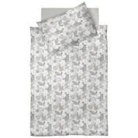 POSTEĽNÁ BIELIZEŇ, satén, svetlohnedá, biela, hnedá, 140/200 cm - svetlohnedá/hnedá, Design, textil (140/200cm) - Fleuresse