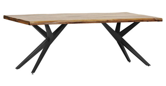 TISCHPLATTE      - Naturfarben, Design, Holz (220/100/5cm) - Landscape