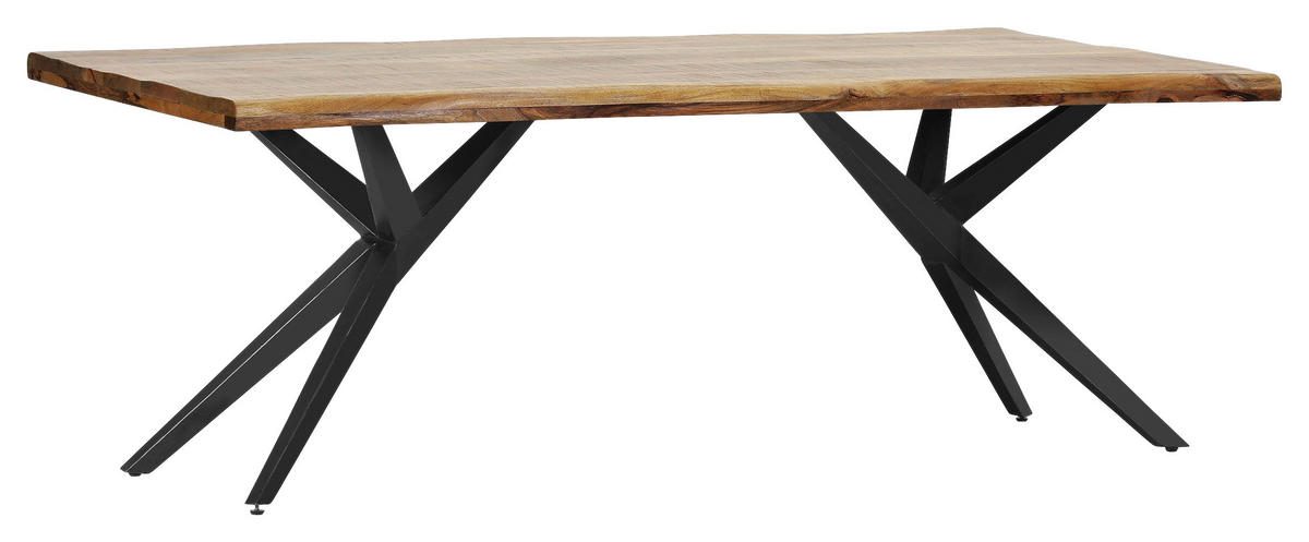 TISCHPLATTE Naturfarben   - Naturfarben, Design, Holz (220/100/5cm) - Landscape