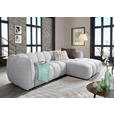 ECKSOFA  in Chenille Hellgrau  272/172 cm  - Hellgrau/Schwarz, KONVENTIONELL, Kunststoff/Textil (272/172cm) - Carryhome