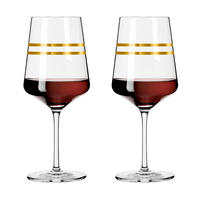 ROTWEINGLAS Celebration Deluxe 540 ml 2-teilig  - Goldfarben, Trend, Glas (0,54cm) - Ritzenhoff
